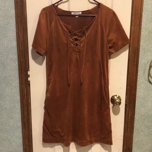 Patrons of Peace lace up dress